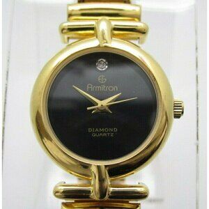 Women's Armitron Diamond Quartz 100ft WR Analog 26mm Dial Watch (D314)